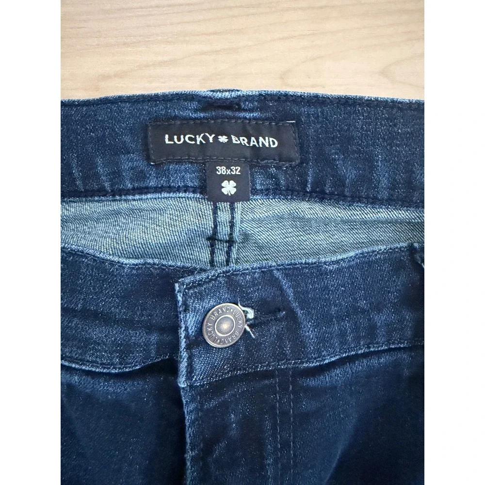 Lucky Brand Jeans Blue 38x32 Mens Straight Leg Denim Casual